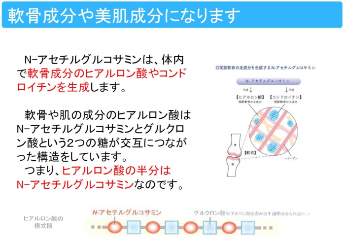 軟骨成分や美肌成分になります